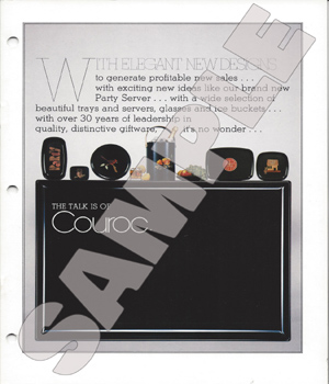 Couroc of Monterey-51 Couroc Product Catalogues 1958 to 1985.
