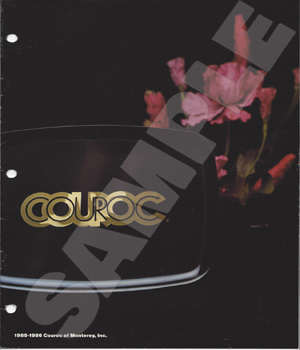 Couroc of Monterey-51 Couroc Product Catalogues 1958 to 1985.